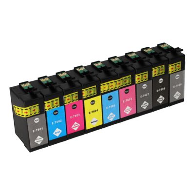 Huismerk Epson T7601/02/03/04/05/06/07/08/09 Inktcartridge Kleurenbundels Multipack