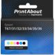 Cartouche compatible Epson T67/31/32/33/34/35/36 (T673) - Packs couleur - Multipack