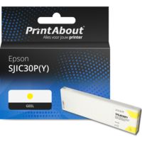 Huismerk Epson SJIC30P(Y) Inktcartridge Geel