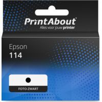 Huismerk Epson 114 (C13T07B140) Inktcartridge Foto-zwart