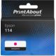 Huismerk Epson 114 (C13T07B340) Inktcartridge Magenta