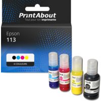 Cartouche compatible Epson 113 (CT06B14/24/34/440) - 4 couleurs - Multipack