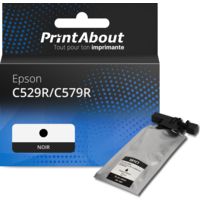 Cartouche compatible Epson C529R/C579R (T01C100) - Noir - Grande capacité