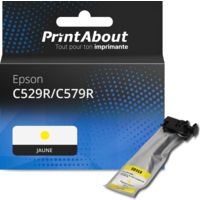 Cartouche compatible Epson C529R/C579R (T01C400) - Jaune - Grande capacité