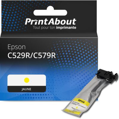 Cartouche compatible Epson C529R/C579R  (T01C400) - Jaune - Grande capacité