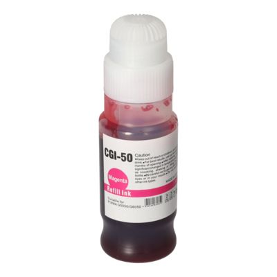 Cartouche compatible Canon GI-50M - Magenta - Grande capacité