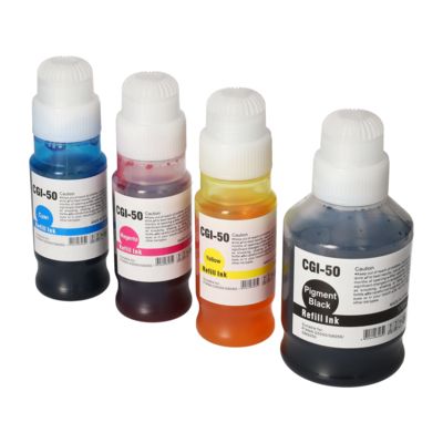 Huismerk Canon GI-50PGBK/C/M/Y Inktcartridge 4-kleuren Multipack Hoge capaciteit