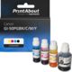 Cartouche compatible Canon GI-50PGBK/C/M/Y - 4 couleurs - Grande capacité - Multipack