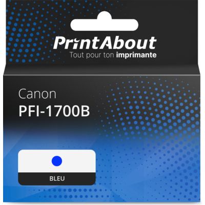Cartouche compatible Canon PFI-1700B - Bleu