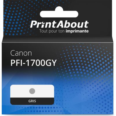 Cartouche compatible Canon PFI-1700GY - Gris