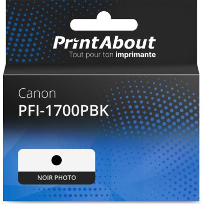 Cartouche compatible Canon PFI-1700PBK - Noir photo