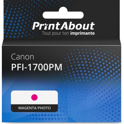 Cartouche compatible Canon PFI-1700PM - Magenta photo