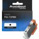 Cartouche compatible Canon PGI-72PBK - Noir photo