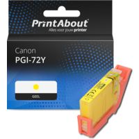 Huismerk Canon PGI-72Y Inktcartridge Geel