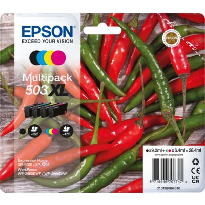 Epson C13T09R64020 (503XL) Inktcartridge 4-kleuren Multipack Hoge capaciteit