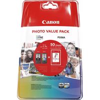 Canon PG-540L / CL-541XL photo value pack - Noir + 3 couleurs - Cartouche d'encre - Multipack