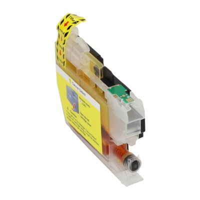 PrintAbout Huismerk vervangt Brother LC-421Y Inktcartridge Geel