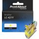 Cartouche compatible Brother LC-421Y - Jaune