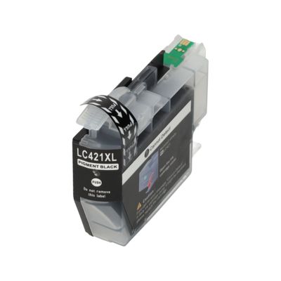 PrintAbout Huismerk vervangt Brother LC-421XLBK Inktcartridge Zwart Hoge capaciteit