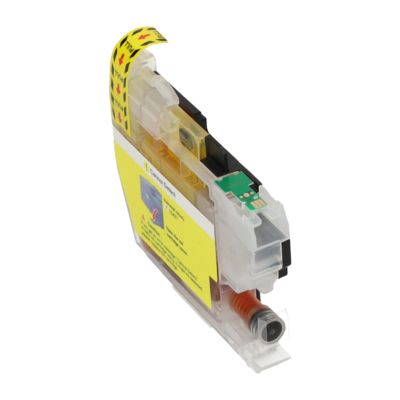 Cartouche compatible Brother LC-421XLY - Jaune - Grande capacité