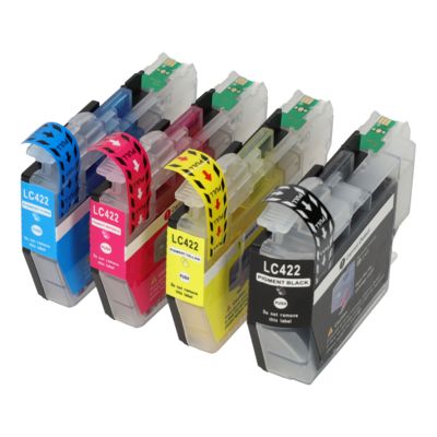 Cartouche compatible Brother LC-422VAL - 4 couleurs - Multipack