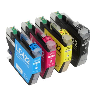 Cartouche compatible Brother LC-422VAL - 4 couleurs - Multipack