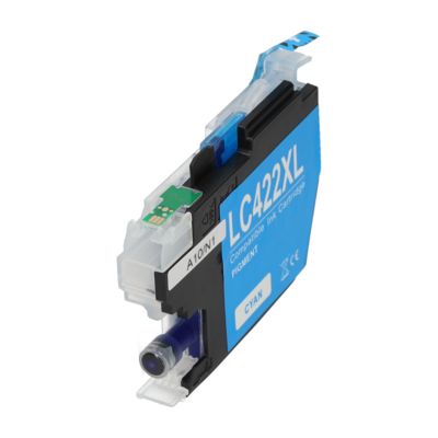 Cartouche compatible Brother LC-422XLC - Cyan - Grande capacité