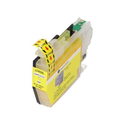 Cartouche compatible Brother LC-422XLY - Jaune - Grande capacité