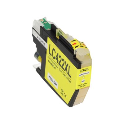 Cartouche compatible Brother LC-422XLY - Jaune - Grande capacité