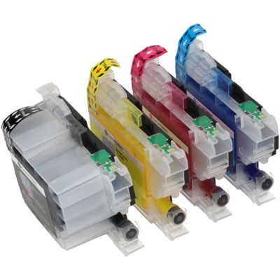 Cartouche compatible Brother LC-422XLVAL - 4 couleurs - Grande capacité - Multipack
