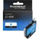 Huismerk Brother LC-424C Inktcartridge Cyaan