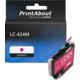 PrintAbout Huismerk vervangt Brother LC-424M Inktcartridge Magenta