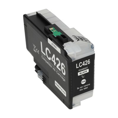 PrintAbout Huismerk vervangt Brother LC-426BK Inktcartridge Zwart