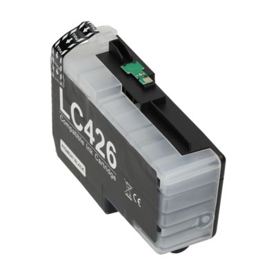 PrintAbout Huismerk vervangt Brother LC-426BK Inktcartridge Zwart