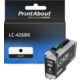 PrintAbout Huismerk vervangt Brother LC-426BK Inktcartridge Zwart