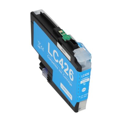 PrintAbout Huismerk vervangt Brother LC-426C Inktcartridge Cyaan