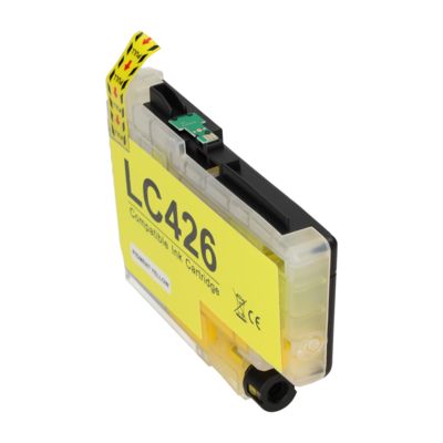 PrintAbout Huismerk vervangt Brother LC-426Y Inktcartridge Geel