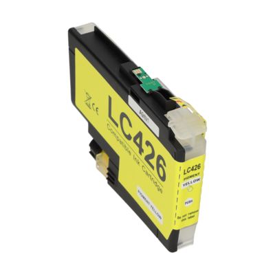 PrintAbout Huismerk vervangt Brother LC-426Y Inktcartridge Geel
