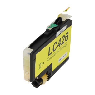 PrintAbout Huismerk vervangt Brother LC-426Y Inktcartridge Geel