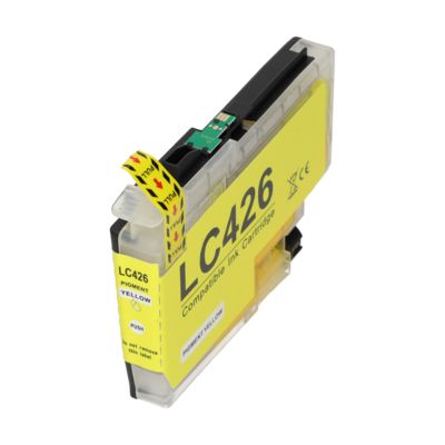 PrintAbout Huismerk vervangt Brother LC-426Y Inktcartridge Geel