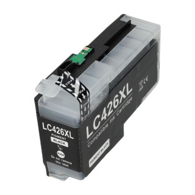 PrintAbout Huismerk vervangt Brother LC-426XLBK Inktcartridge Zwart Hoge capaciteit
