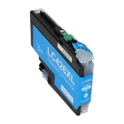 PrintAbout Huismerk vervangt Brother LC-426XLC Inktcartridge Cyaan Hoge capaciteit