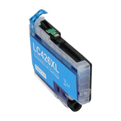 PrintAbout Huismerk vervangt Brother LC-426XLC Inktcartridge Cyaan Hoge capaciteit