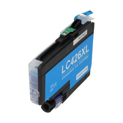 PrintAbout Huismerk vervangt Brother LC-426XLC Inktcartridge Cyaan Hoge capaciteit