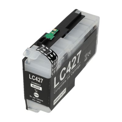 PrintAbout Huismerk vervangt Brother LC-427BK Inktcartridge Zwart