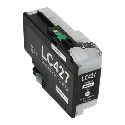 PrintAbout Huismerk vervangt Brother LC-427BK Inktcartridge Zwart