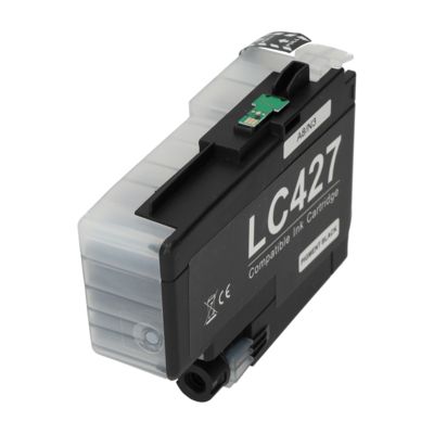 PrintAbout Huismerk vervangt Brother LC-427BK Inktcartridge Zwart