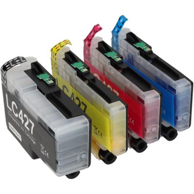 PrintAbout Huismerk vervangt Brother LC-427VAL Inktcartridge 4-kleuren Multipack