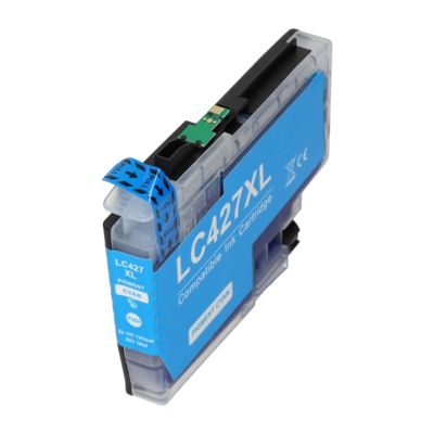 Cartouche compatible Brother LC-427XLC - Cyan - Grande capacité
