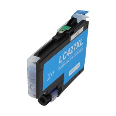Cartouche compatible Brother LC-427XLC - Cyan - Grande capacité